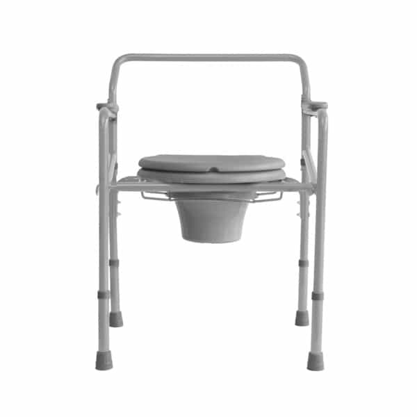 Everactiv Height Adjustable Commode Chair With Lid And Bucket