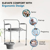 Everactiv Height Adjustable Commode Chair With Lid And Bucket