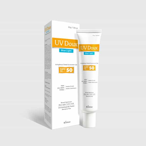 Brinton Uv Doux Blue Light Spf 50 Pa+++ For All Skin Types Sunscreen Gel 30 Gm