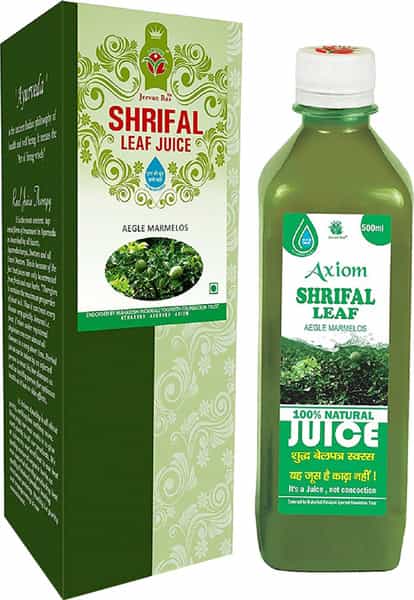 Axiom Shrifal Leaf Juice|Helpful In Diabetes|Useful For Treating Fever| No Added Sugar - 500Ml