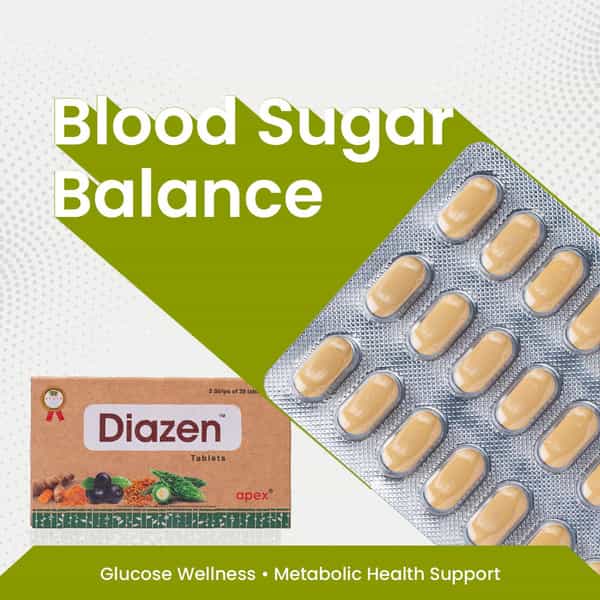 Green Milk Diazen Tablets | Ayurvedic Blood Sugar & Metabolic Wellness Support | 5 X 30 Tablets
