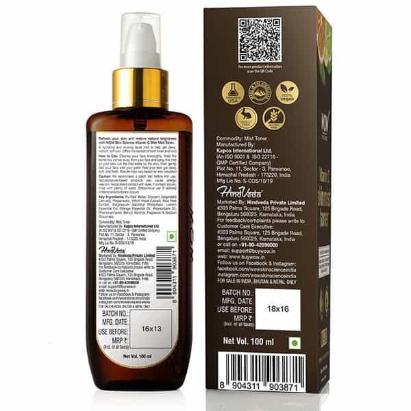 Wow Skin Science Vitamin C Skin Mist Toner - 200Ml