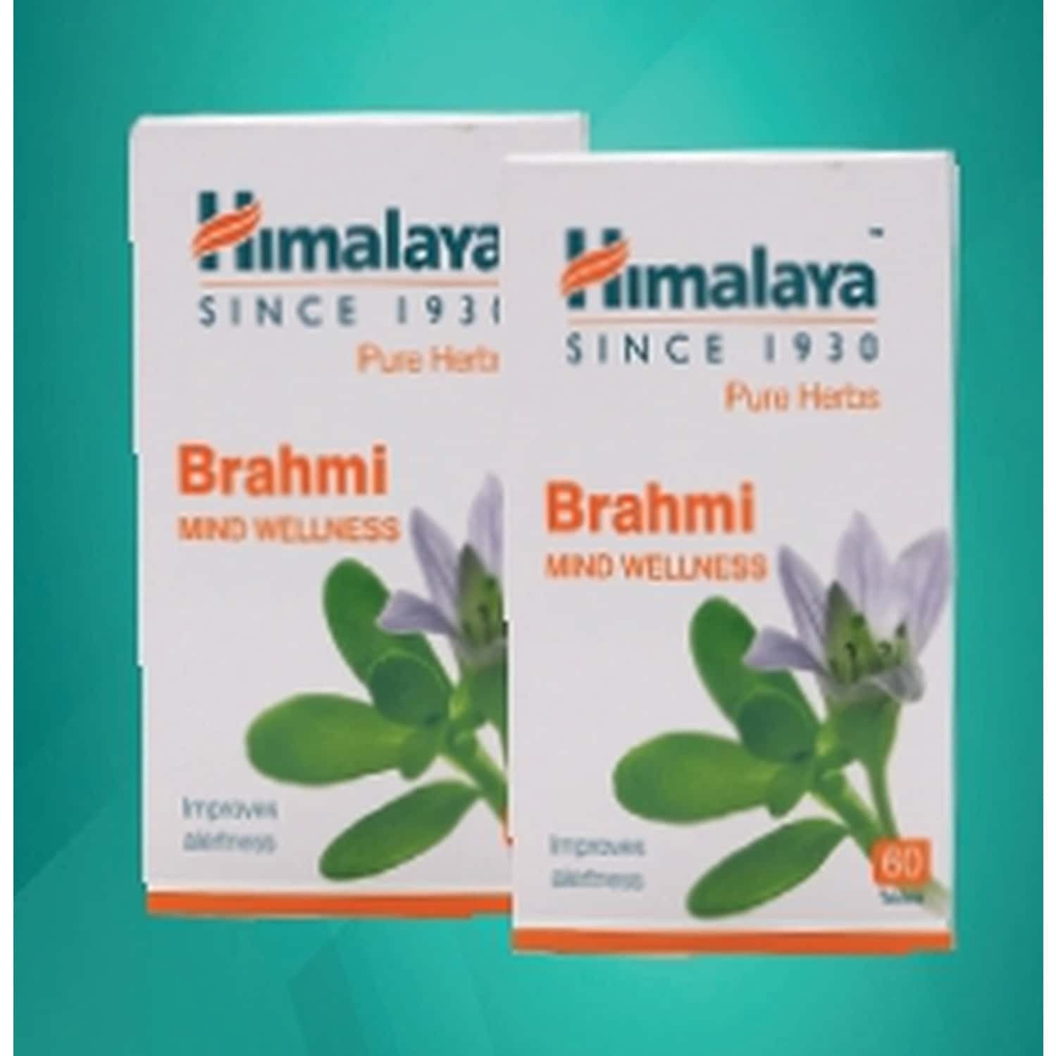 Buy HIMALAYA WELLNESS PURE HERBS BRAHMI MIND WELLNESS TABLET PACK OF 2 ...