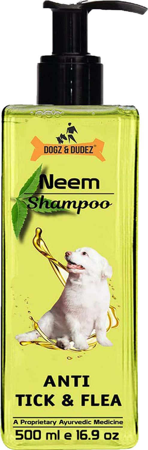 Dogz & Dudez Neem Shampoo - Anti Tick & Flea 500 Ml