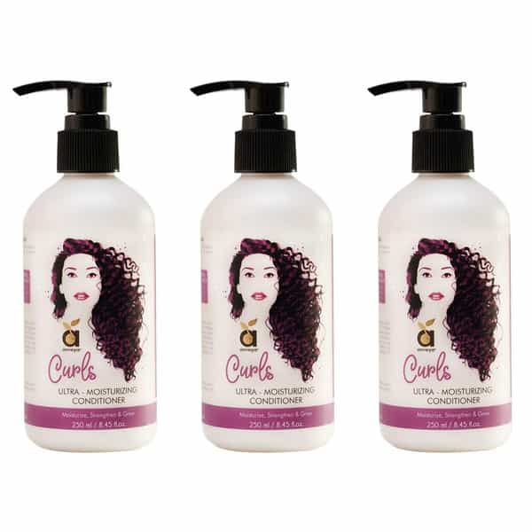 Anveya Curls Ultra-Moisturizing Conditioner|For Unisex With Curly Hair|250Ml Xpack Of 3