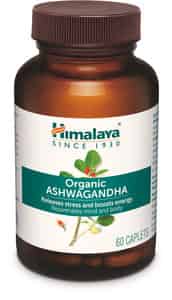 Himalaya Organic Ashwagandha | Releases Stress And Boosts Energy | Caplets | 60 No's