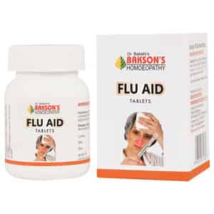 Baksons Homoeopathy Flu Aid Tablet 75 No's