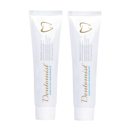 Dentomist Sensitive Toothpaste - 100 Gm | Paraben Free | Complete Protection (Pack Of 2)