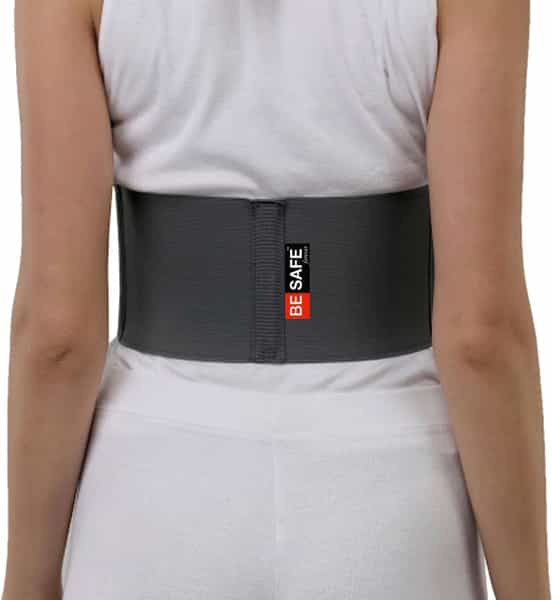 Besafe Forever Rib Support Chest Binder Compression Brace | Grey | Xxl