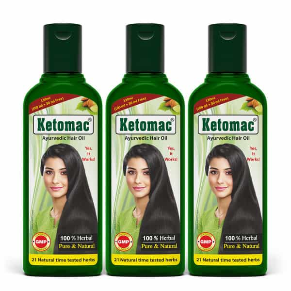 Ketomac Hair Oil 130 Mll Pack Of 3