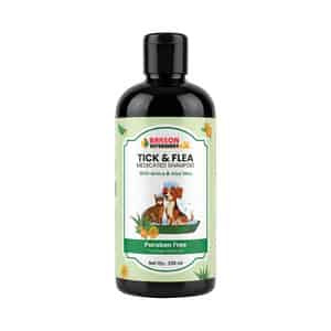 Bakson Veterinary Tick & Flea Medicated Shampoo| Paraben Free | For Dogs & Cats 250 Ml