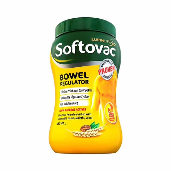 Softovac Bowel Regulator Powder 250Gm With Free Be One Strip Of 10 Capsules