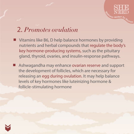 Sheneed Ovulation Booster Supplement For Women - To Boost Egg Quality-60capsule (60 Capsules)