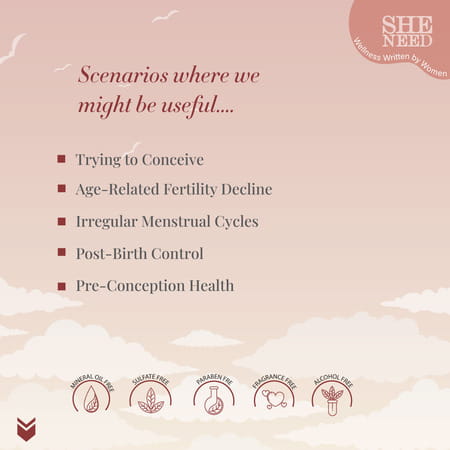 Sheneed Ovulation Booster Supplement For Women - To Boost Egg Quality-60capsule (60 Capsules)