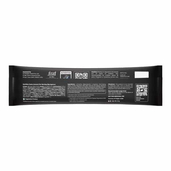 Nutrabay Ragex Pre Workout Supplement Powder - 12G (1 Sachet) | Cola | 200Mg Caffeine