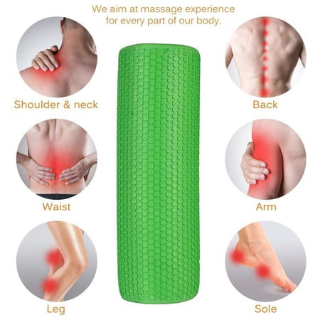 Healthtrek Foam Roller For Exercise (60 Cm) - Green