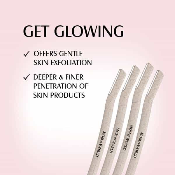 Mom & World Shaverush Sleek Face Razor 6 In One Made With Environment Friendlanti-Slip (Pack Of 3)