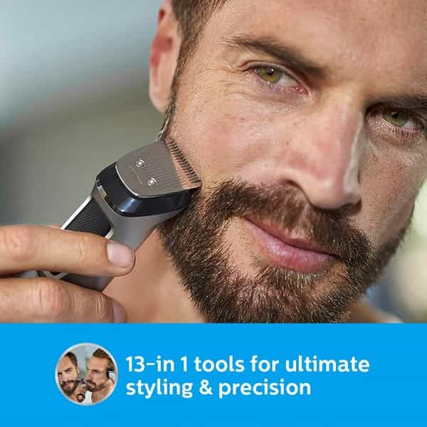 Philips Mg7715/15 13-In -1 Face Hair And Body Multigroomer Trimmer