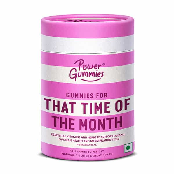 Power Gummies That Time Of The Month Pms Vitamins Period Pain Gummies For Women - 40 Gummies