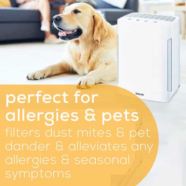 Beurer Lr210 Air Purifier For Home | 3-Layer Hepa Filtering & 3 Fansettings | Germ-Free Ambient Air