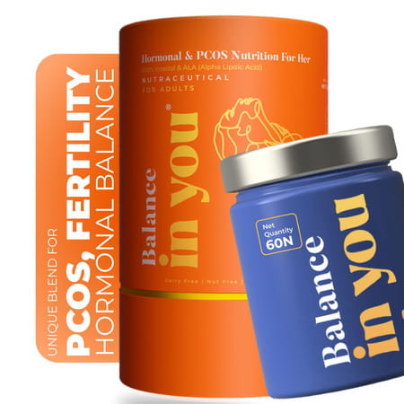 Balance In You-Pcos Supplement For Women With 40:1 Ratio Of Myo Inositol | Hormonal Balance