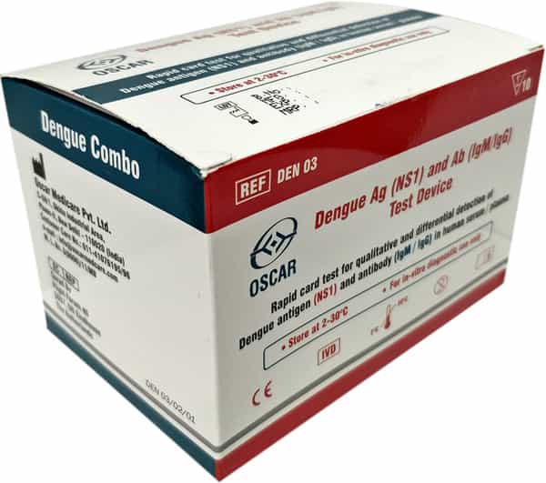 Oscar Dengue Ag (Ns1) And Ab (Igg Igm) | 10 Tests