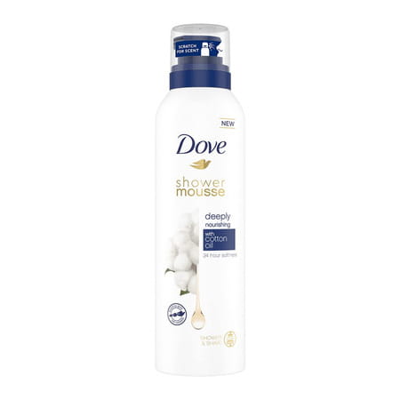 Dove Deeply Nourishing Shower + Shaving Mousse Cream With Natural Cotton Oil | 200ml