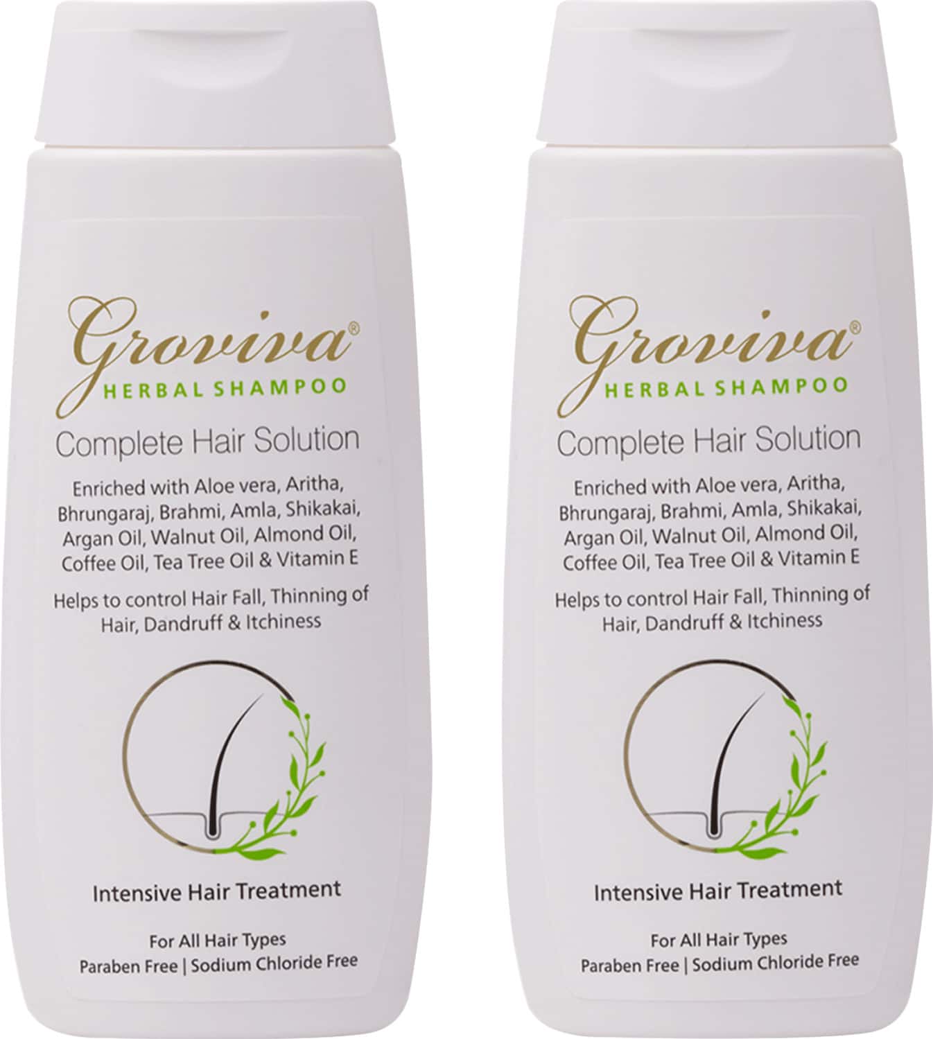 Groviva Herbal Shampoo 100 Ml (pack Of 2)
