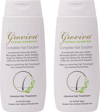 Groviva Herbal Shampoo 100 Ml (Pack Of 2)