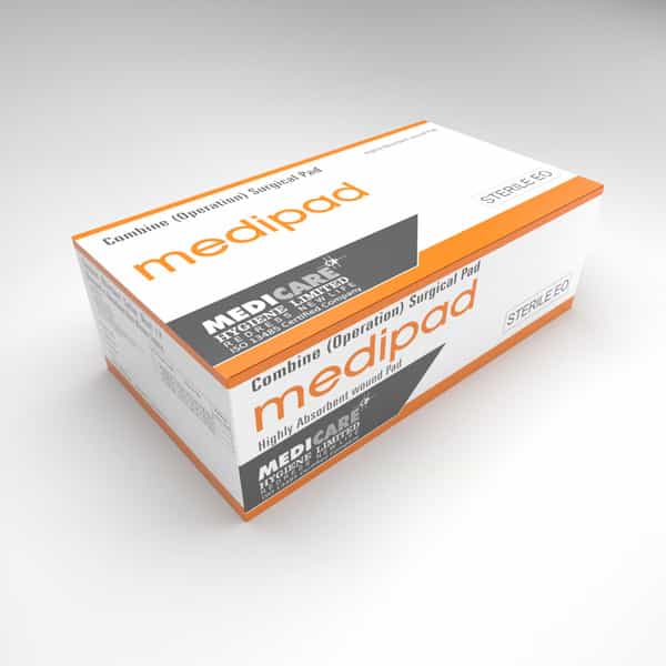 Medica Medipad Eo Sterile Wound Dressing Pad 10Cm X 15Cm - Soft | High Absorbent & Comfortable