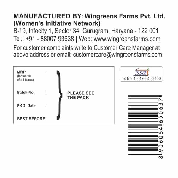 Wingreens Farms Peppermint Leaves With Green Tea | 60G Jar