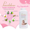 Pearldew Baby Powder 200 Gm | With Tulsi | Neem | Aloe Vera | Shea Butter (Pack Of 1)