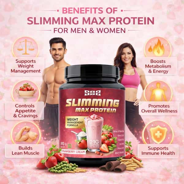 Sos Nutrition Slimming Women Whey Plant Protein Weight Loss Herbs Multivitamins Chocolate Shake