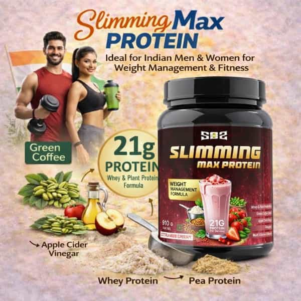 Sos Nutrition Slimming Women Whey Plant Protein Weight Loss Herbs Multivitamins Chocolate Shake