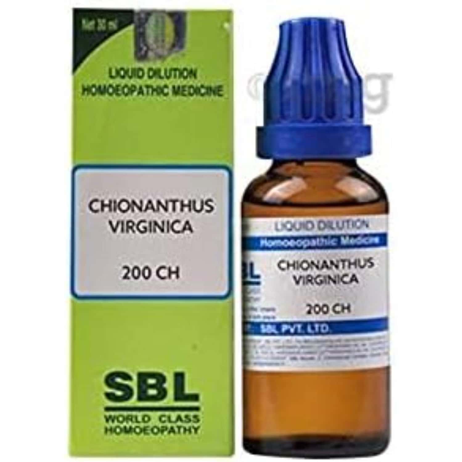Sbl Chionanthus Virginica Dilution 200 Ch 30 Ml Pack Of 2