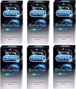 Durex Love Sex Extra Time Condoms For Longer Lasting Pleasure (60s)