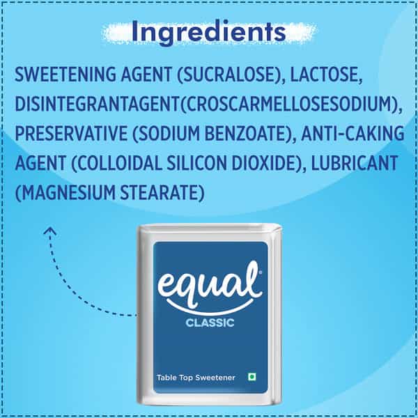 Equal Classic Zero Calorie Sweetener Sugar Free Calorie Control 300 Tablets Pack Of 2