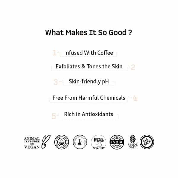 Mcaffeine Coffee Deep Cleansing Body Kit With Body Scrub | Body Wash | Body Lotion