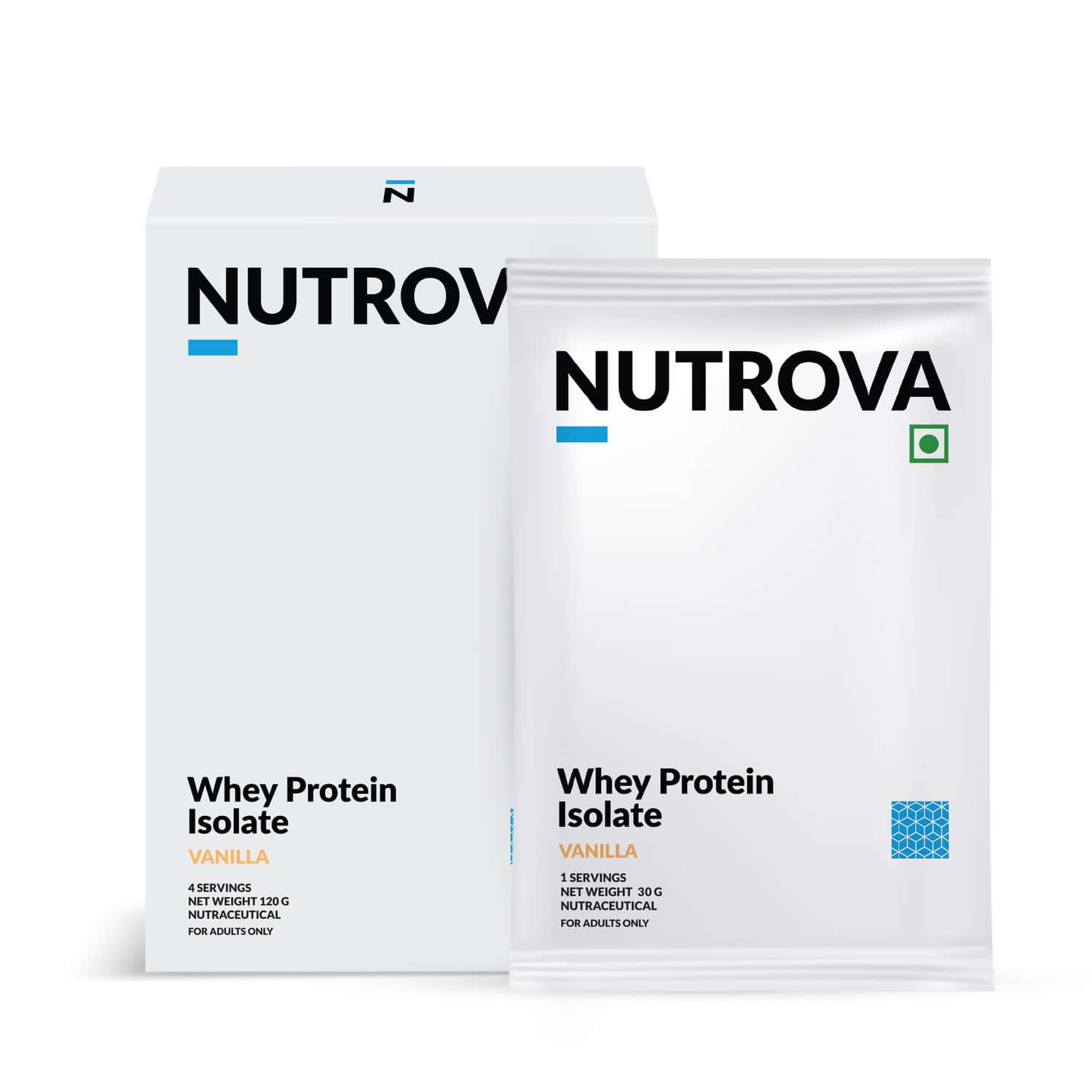 Nutrova Whey Protein Isolate (Vanilla) - Travel Pack
