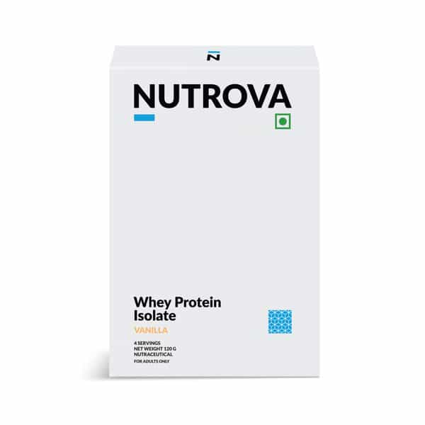 Nutrova Whey Protein Isolate (Vanilla) - Travel Pack