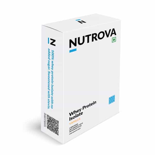 Nutrova Whey Protein Isolate (Vanilla) - Travel Pack