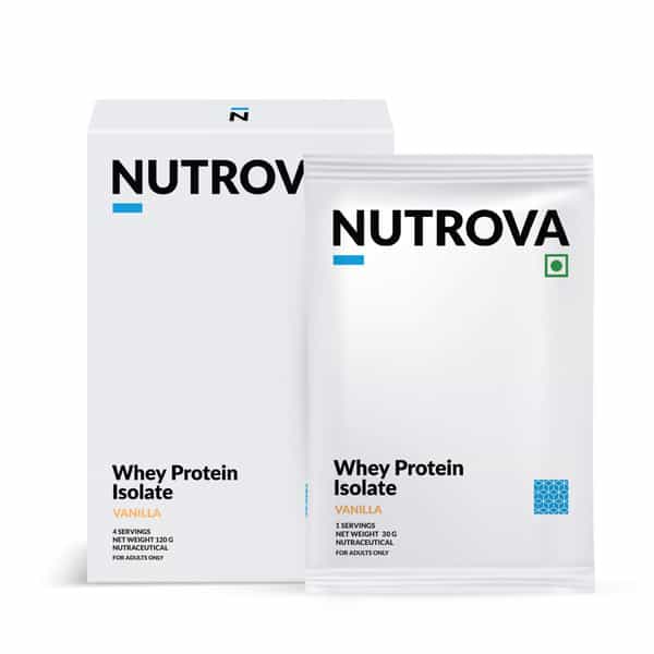 Nutrova Whey Protein Isolate (Vanilla) - Travel Pack