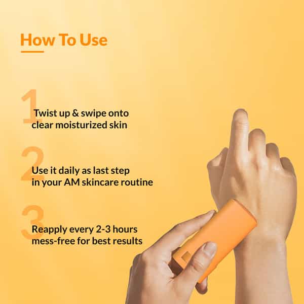 Fixderma Invisible Sunscreen Stick Spf 50 Pa++++ | Natural Finish | No White Cast & Non- Greasy 15G