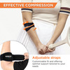 Vissco Tennis Elbow Support-Provides An Ideal Compression To The Strained Muscles Of The Elbow-Grey