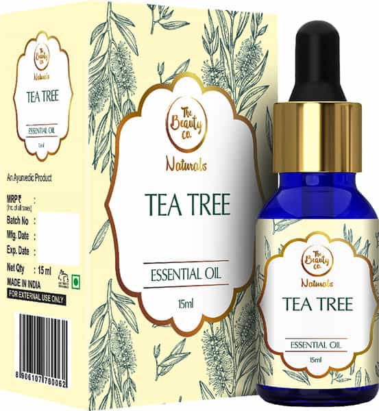 The Beauty Co. Tea Tree Oil For Acne And Blemish-Free Skin - 15Ml