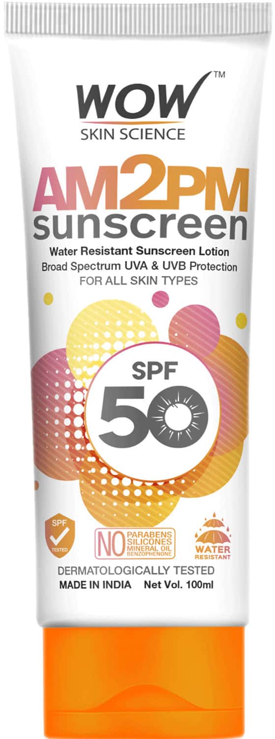 Wow Skin Science Am2pm Sunscreen Lotion - 100 Ml Tube