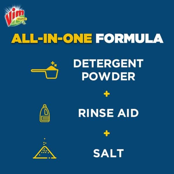 Vim Matic Dishwash All In One Tablets - 30 Tablets