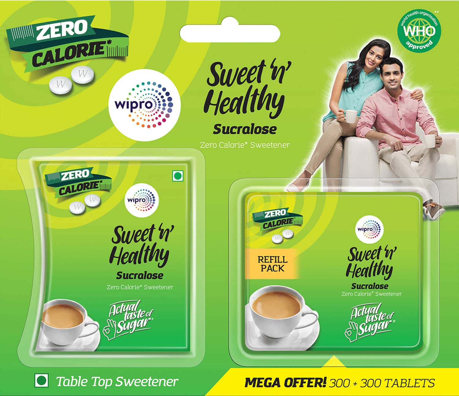 Sweet 'N' Healthy Sucralose 300+300