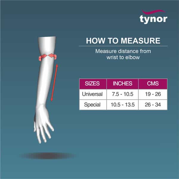 Tynor Forearm Splint Grey Universal Size 1 Unit