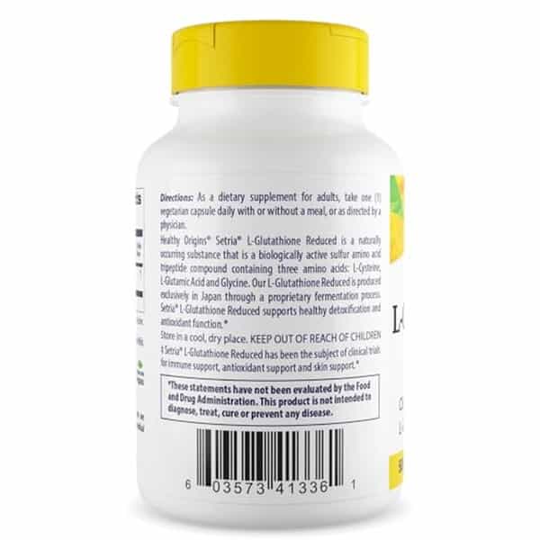 Healthy Origins L-Glutathione | 60 Capsules